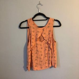 Free People Cut Out Blouse